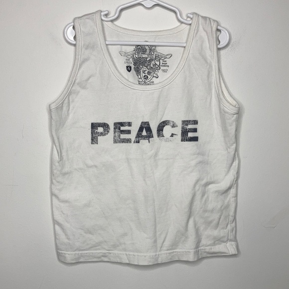Wes and Willy peace tank top size 4 - Picture 1 of 4